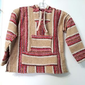 Kids Poncho Hoodie Muli Color